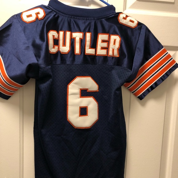 NFl Spparel Chigaco Bear #6 Cutler Boy’s Authentic Jersey Size 7 - Picture 4 of 11